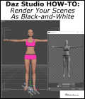 This one-page pictorial (picture tutorial) in PDF format shows the steps needed to render your scene in old-fashioned black and white (colorless).